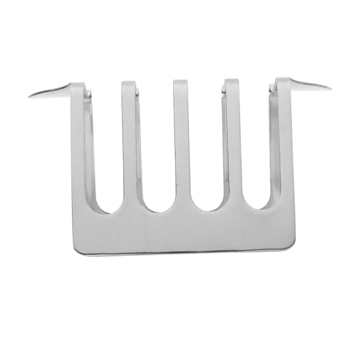 PartyKindom Toastständer für Scheiben Stabiler Toasthalter mit Rostfreiem Material Multifunktionales Brotrack für Küche und Esstisch Einfache Stilvolles Design Silber PartyKindom Toastständer für Scheiben Stabiler Toasthalter mit Rostfreiem Material Multifunktionales Brotrack für Küche und Esstisch Einfache Stilvolles Design Silber von PartyKindom