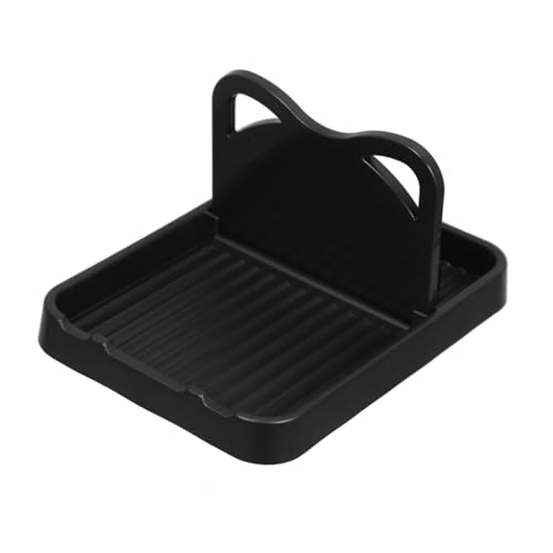 PartyKindom Topfdeckelhalter mit Wasserauffangschale Faltbare Löffelablage für Küchentheke Platzsparend Design für Kochgeschirr und Utensilien PartyKindom Topfdeckelhalter mit Wasserauffangschale Faltbare Löffelablage für Küchentheke Platzsparend Design für Kochgeschirr und Utensilien von PartyKindom