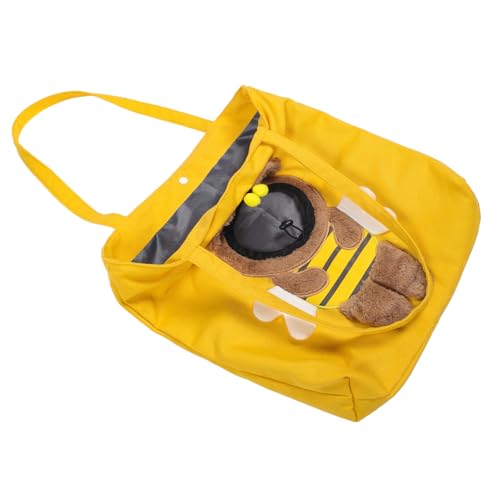 PartyKindom Tragbare Katzen Transporttasche aus Robustem Canvas Atmungsaktive Schultertasche mit Bienen und Langlebig für Katzen und Kleine Haustiere Unterwegs Praktische Haustier Tragetasche PartyKindom Tragbare Katzen Transporttasche aus Robustem Canvas Atmungsaktive Schultertasche mit Bienen und Langlebig für Katzen und Kleine Haustiere Unterwegs Praktische Haustier Tragetasche von PartyKindom