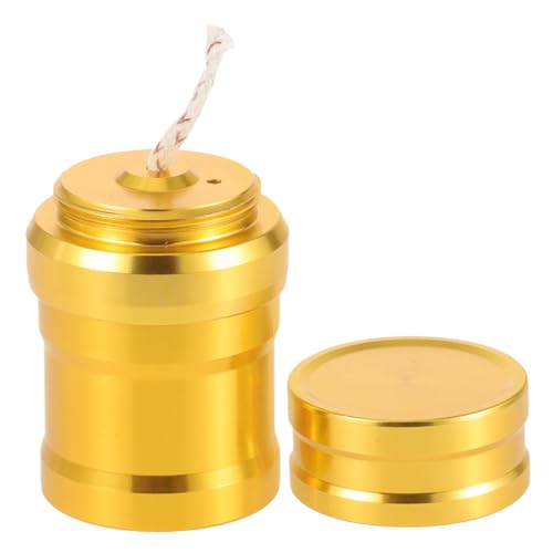 PartyKindom Tragbarer Mini Alkoholbrenner Aluminium Perfektes Heizgerät für Outdoor Camping Picknick Wandern und Laboranwendungen Leicht Kompakt und Langlebig von PartyKindom