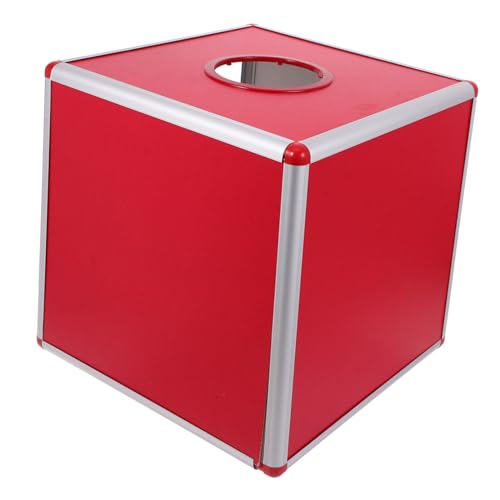 PartyKindom Transparente Rote Verlosungsbox mit Schlitz für Partyspiele Abstimmungen und Spenden Vielseitige Acrylbox für Fundraising Events Stilvoller Ticket Aufbewahrungsbehälter PartyKindom Transparente Rote Verlosungsbox mit Schlitz für Partyspiele Abstimmungen und Spenden Vielseitige Acrylbox für Fundraising Events Stilvoller Ticket Aufbewahrungsbehälter von PartyKindom