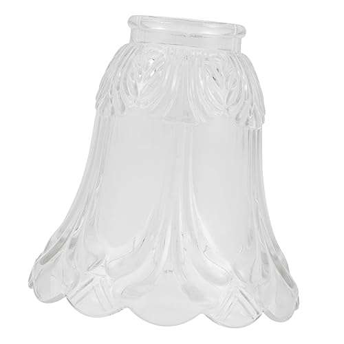 PartyKindom Transparenter Lampenschirm Deckenleuchte Mattglas Lampe für Sanftes Licht Lampenabdeckung für Pendelleuchten und Wandlampen Praktisch und von PartyKindom