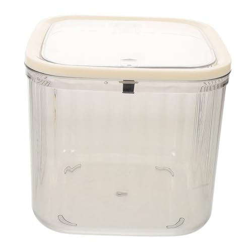 PartyKindom Transparenter Mini Desktop Müllbehälter mit Druckdeckel aus Robustem Kunststoff Vielseitiger Tischabfalleimer für Büro Vanity und Zuhause Einfach zu Reinigen und Stilvoll von PartyKindom