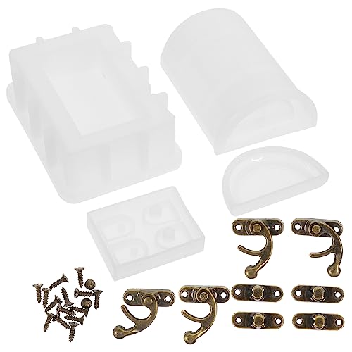 PartyKindom Treasure Chest Silikonform Wiederverwendbare Epoxidharz Gießform für DIY Schmuckkästchen Details Leicht zu Reinigen Bastelzubehör für Kreative Aufbewahrung PartyKindom Treasure Chest Silikonform Wiederverwendbare Epoxidharz Gießform für DIY Schmuckkästchen Details Leicht zu Reinigen Bastelzubehör für Kreative Aufbewahrung von PartyKindom
