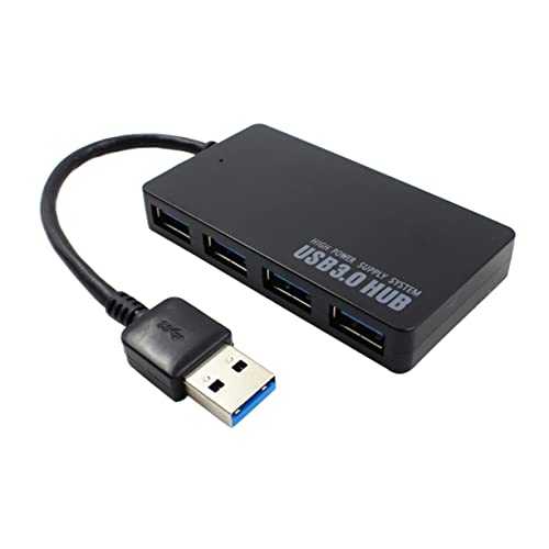 PartyKindom USB Hub Verteiler Für Pc Laptop Notebook Desktop Mit Überstromschutz Plug Play Kompatibel Mit Scannern Druckern Kameras Externen Laufwerken Kompakt Tragbar von PartyKindom
