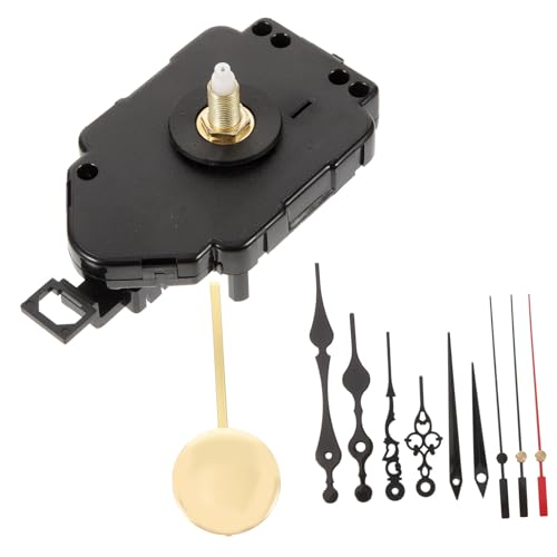 PartyKindom Wanduhr Mit Pendel DIY Uhrwerk Und Uhrzeiger-kit Uhrwerkmechanismus Praktisch Und Langlebig Für Uhrenreparatur Und Zubehör von PartyKindom