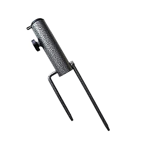 PartyKindom Universeller Sonnenschirmständer Erdspieß Stabiler Outdoor Schirmhalter für Strand Garten Angeln Windresistent Platzsparend Kompatibel mit Allen Schirmrohren von PartyKindom