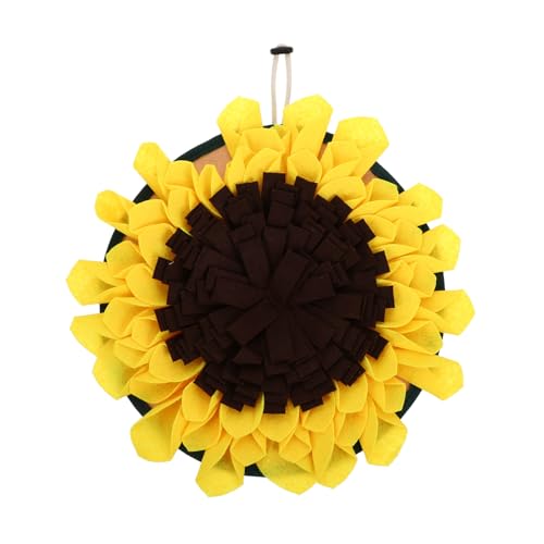 PartyKindom Verschleißfeste Schnüffelmatte aus Interaktives Futtermatte Hund Trainingsmatte für Welpen zur Beschäftigung und Stressabbau Langlebiges Haustier zubehör von PartyKindom