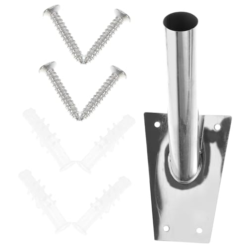 PartyKindom Verstellbare Fahnenstangenhalterung Aluminiumlegierung Wandhalter Fahnenmast Halterung Langlebig Rostfrei für Innen und Außenbereich Praktische PartyKindom Verstellbare Fahnenstangenhalterung Aluminiumlegierung Wandhalter Fahnenmast Halterung Langlebig Rostfrei für Innen und Außenbereich Praktische von PartyKindom