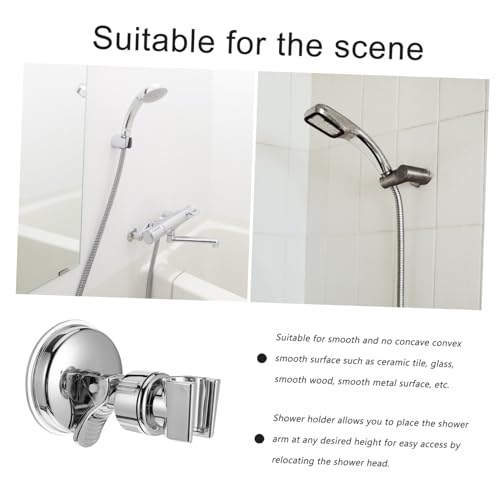 PartyKindom Verstellbarer Duschkopfhalter Edelstahl Wandmontage Saugnapf Brausehalterung ohne Bohren für Glatte Oberflächen Wie Glas Keramik Marmor Stabile Handbrause Halterung Einfache PartyKindom Verstellbarer Duschkopfhalter Edelstahl Wandmontage Saugnapf Brausehalterung ohne Bohren für Glatte Oberflächen Wie Glas Keramik Marmor Stabile Handbrause Halterung Einfache von PartyKindom