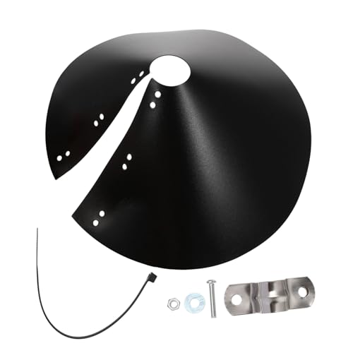 PartyKindom Verstellbarer Eichhörnchenschutz Baffle aus Langlebigem Rostfreiem PVC für Vogel Futterstationen Regenabweiser Kletterschutz für Hängende und Pfostenhalterungen PartyKindom Verstellbarer Eichhörnchenschutz Baffle aus Langlebigem Rostfreiem PVC für Vogel Futterstationen Regenabweiser Kletterschutz für Hängende und Pfostenhalterungen von PartyKindom