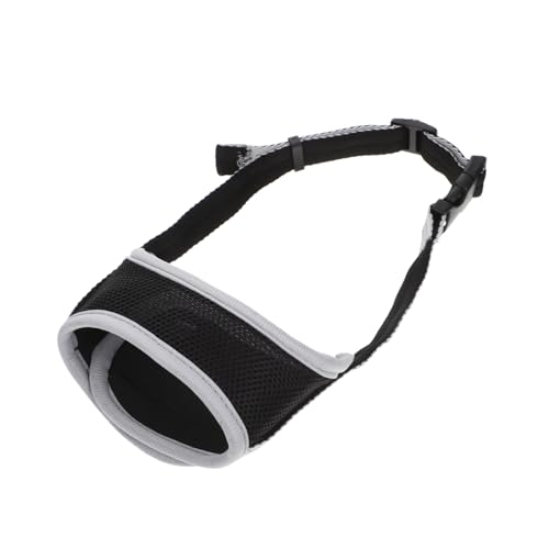 PartyKindom Verstellbarer Maulkorb für Große Hunde Atmungsaktives Netz Langlebig und Reißfest Biss Schutz Anpassbar für Welpen und Hunde mit Langer Komfortable Passform Schützt vor Beißen und von PartyKindom