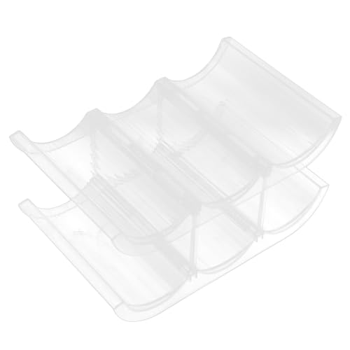 PartyKindom Vielseitiger Becherhalter für Arbeitsplatte Doppelschichtiger Getränke Organizer für Wasserflaschen und Isolierflaschen Stabiler Flaschenständer von PartyKindom