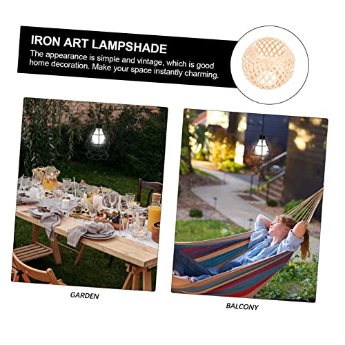 PartyKindom Vintage Eisen Lampenschirm Retro Wandlampen Abdeckung Kreativer Lichtkäfig Innen Bulb Shade für Restaurant Bar Schlafzimmer Wohnzimmer PartyKindom Vintage Eisen Lampenschirm Retro Wandlampen Abdeckung Kreativer Lichtkäfig Innen Bulb Shade für Restaurant Bar Schlafzimmer Wohnzimmer von PartyKindom
