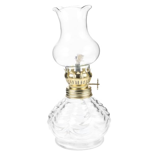 PartyKindom Vintage Petroleumlampe aus Retro Öllampe Dekorative Petroleumlampe für Innenräume Einstellbare Helligkeit Stilvolle Tischlampe für Wohnzimmer und Schlafzimmer PartyKindom Vintage Petroleumlampe aus Retro Öllampe Dekorative Petroleumlampe für Innenräume Einstellbare Helligkeit Stilvolle Tischlampe für Wohnzimmer und Schlafzimmer von PartyKindom