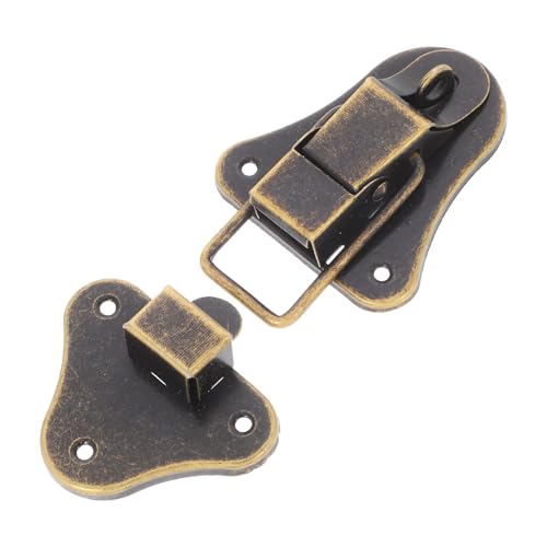 PartyKindom Vintage Stil Entenschnabel Verschluss aus Eisen Dekorativer Kistenverschluss für Holzkisten und Schmuckkästen Zuverlässiger und Sicherer Toggle Hasp Latch für DIY Handwerk und von PartyKindom