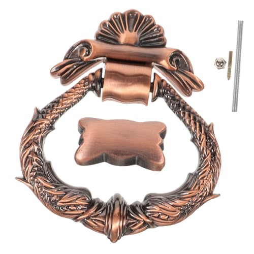 PartyKindom Vintage Türklopfer Zinklegierung Antiker Türdekoration Robuste Rostfreie Metallkonstruktion für Haustüren und Gartentore Einfache Installation und Eleganter Look PartyKindom Vintage Türklopfer Zinklegierung Antiker Türdekoration Robuste Rostfreie Metallkonstruktion für Haustüren und Gartentore Einfache Installation und Eleganter Look von PartyKindom