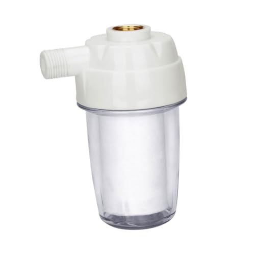 PartyKindom Vorfilter Wasserfilter für Küche und Dusche Wiederverwendbarer Sedimentfilter mit Klarem Gehäuse zur Sichtkontrolle Einfach zu Wechseln Geeignet für Wasserhahn und Waschmaschine von PartyKindom