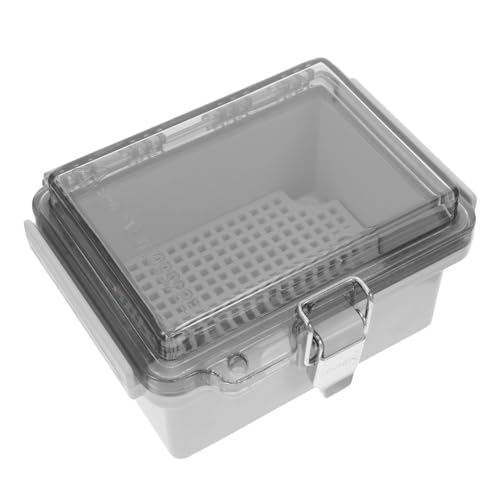 PartyKindom Wasserdichte Abs Verteilerkasten mit Edelstahlriegel Robuster Anschlussdose für Außenbereich Wetterfeste Elektronikbox mit Klappdeckel und Montageplatte Geeignet für von PartyKindom