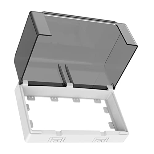 PartyKindom Wasserdichte Steckdosenabdeckung für Außenbereiche Wetterfester Plug Receptacle Protector Transparente Abdeckung für Steckdose für Balkon Garten und Badezimmer PartyKindom Wasserdichte Steckdosenabdeckung für Außenbereiche Wetterfester Plug Receptacle Protector Transparente Abdeckung für Steckdose für Balkon Garten und Badezimmer von PartyKindom
