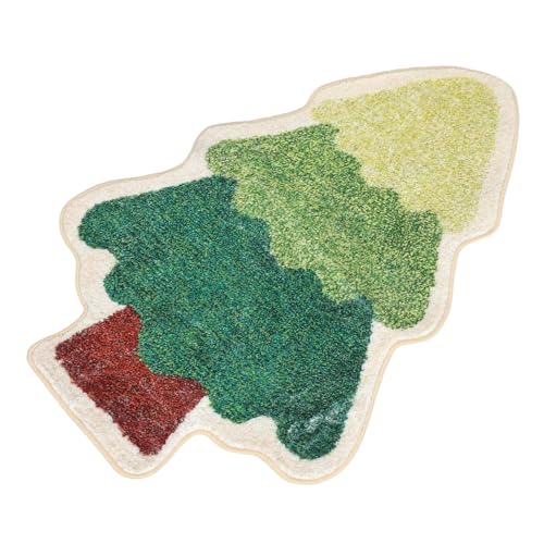 PartyKindom Weihnachtlicher Rutschfester Teppich mit Weihnachtsbaum-Design Waschbarer Weicher Bereichsteppich Kuscheliger Kinderzimmer Wohnzimmer-Teppich Dekorativ und Sicher PartyKindom Weihnachtlicher Rutschfester Teppich mit Weihnachtsbaum-Design Waschbarer Weicher Bereichsteppich Kuscheliger Kinderzimmer Wohnzimmer-Teppich Dekorativ und Sicher von PartyKindom