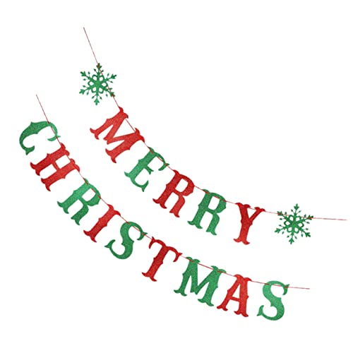 PartyKindom Weihnachtsbanner Papier Rot Grün Buchstaben Banner Festliche Partydekoration Für Innen Und Außen Weihnachten Party Zubehör PartyKindom Weihnachtsbanner Papier Rot Grün Buchstaben Banner Festliche Partydekoration Für Innen Und Außen Weihnachten Party Zubehör von PartyKindom