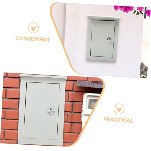 PartyKindom Wetterfeste Wandmontierte Outdoor verteilerbox mit Staubschutz für Stromverteilung Robuste Aluminium Elektro steuerungskasten für Außenbereich Wetterbeständige Abzweigdose von PartyKindom