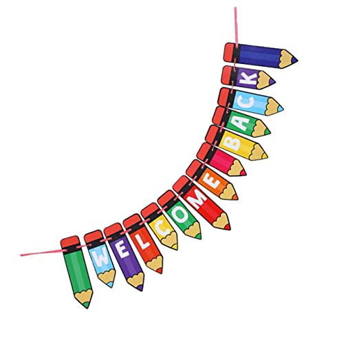 PartyKindom Willkommen Zurück Schulbanner Bunte Buchstaben Lapflaggen Leichte Schulzeit Dekoration für Klassenzimmer Party und Foto Hintergrund Wiederverwendbar Einfache Aufhängung PartyKindom Willkommen Zurück Schulbanner Bunte Buchstaben Lapflaggen Leichte Schulzeit Dekoration für Klassenzimmer Party und Foto Hintergrund Wiederverwendbar Einfache Aufhängung von PartyKindom