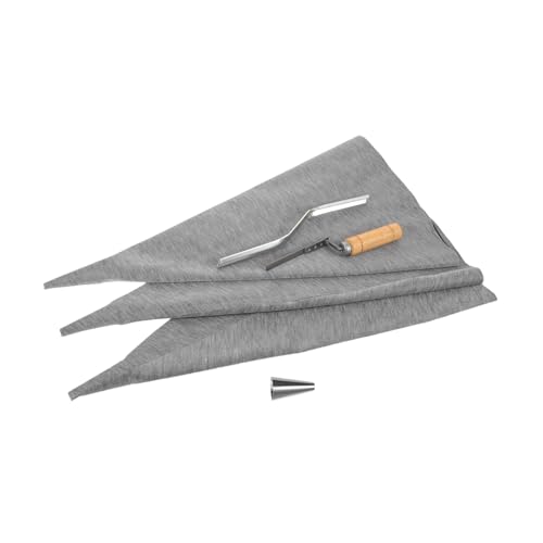 PartyKindom Zementspritzbeutel mit Metallspitze Schwerer Mörtelbeutel mit Präziser Dosierdüse aus Reißfestem Material Auslaufsicher für Fliesenverlegung und Maurerarbeiten von PartyKindom