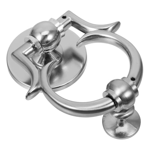 PartyKindom Zinklegierung Türklopfer Vintage Design Robuster Haustür klopfer Einzeltürklopfer Europäischer Stil Stabile Verarbeitung für Hauseingang Dekoration PartyKindom Zinklegierung Türklopfer Vintage Design Robuster Haustür klopfer Einzeltürklopfer Europäischer Stil Stabile Verarbeitung für Hauseingang Dekoration von PartyKindom