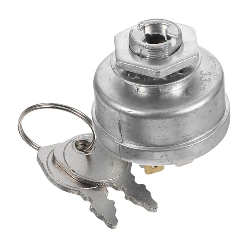 PartyKindom Zündschalter für Rasenmäher Ersatz Zündanlassschalter Kompatibel mit Robust Langlebig Sicher für Frontmotor Aufsitzrasenmäher Einfache Installation und Schlüsselstart von PartyKindom