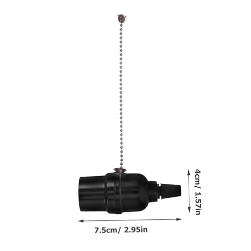 PartyKindom Zugkette Lampenfassung Bakelit Decken Wandlampenhalter Leicht zu Bedienen Flexibel Stilvoll und Robust für Vielfältige Beleuchtungsanforderungen von PartyKindom