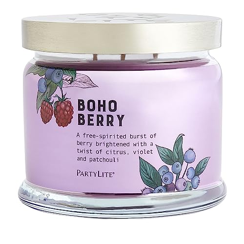 Boho-Berry, 3 Dochte, Partylite, Boho-Berry, Kerzenbehälter von PartyLite