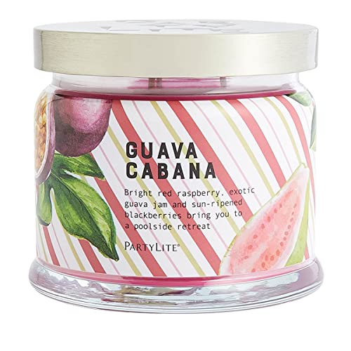 Guava Cabana Partylite Kerzenglas mit 3 Dochten von PartyLite