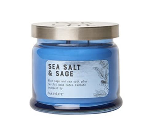 Sea Salt & Sage Duftkerze mit 3 Dochten, Salbei und Meersalz von PartyLite