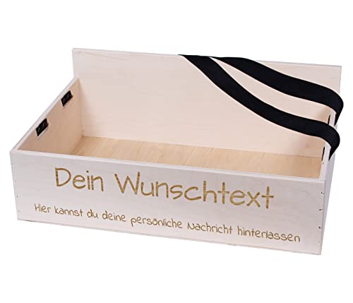 PartyMagix Bauchladen Holz mit Wunschtext Beschriftung JGA Promotion Events - 40 cm x 26 cm x 10 cm, personalisierbar PartyMagix Bauchladen Holz mit Wunschtext Beschriftung JGA Promotion Events - 40 cm x 26 cm x 10 cm, personalisierbar von PartyMagix