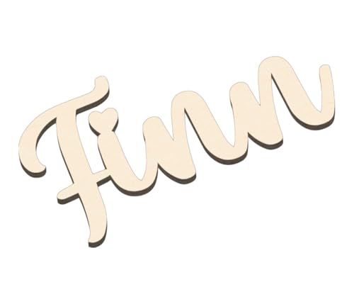 Schriftzug Tür personalisiert – 3D Türschild mit Namen oder Wunschtext, 10-30 cm breit – aus deutscher Holzmanufaktur – für Kinderzimmer Flur Haustür Deko Geschenk von PartyMagix