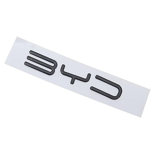 PartyUnix 3D Metall Embleme Sticker Auto Körper KofferraumtüR Chrom Abzeichen Dekoration für BYD Tang Song Yuan Qin ufkleber Logo,A von PartyUnix