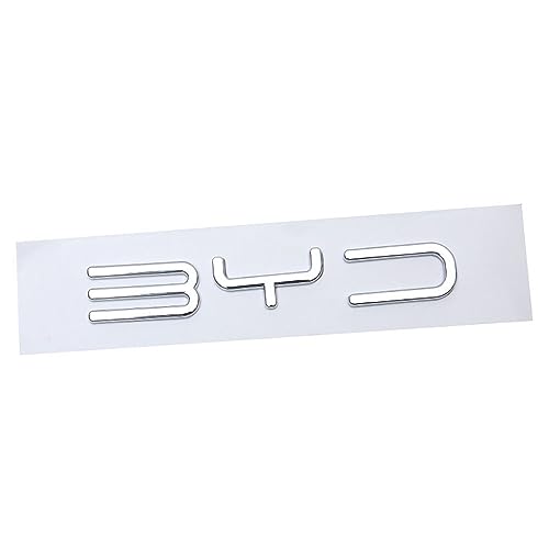 PartyUnix 3D Metall Embleme Sticker Auto Körper KofferraumtüR Chrom Abzeichen Dekoration für BYD Tang Song Yuan Qin ufkleber Logo,B von PartyUnix