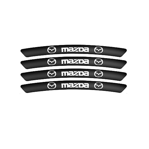 PartyUnix 3D Metall Embleme Sticker Auto Körper KofferraumtüR Chrom Abzeichen Dekoration für Mazda 3 5 CX5 MX3 MX5 6 RX8 RX7 MX3 MX5 CX7 ufkleber Logo,A von PartyUnix