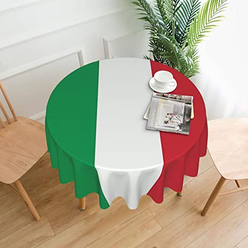 Runde Tischdecke mit Italien-Flagge, waschbar, Polyester, ideal für Buffet-Tische, Partys, Picknick-Mittagessen. - 152 cm Runde Tischdecke mit Italien-Flagge, waschbar, Polyester, ideal für Buffet-Tische, Partys, Picknick-Mittagessen. - 152 cm von PartyUnix