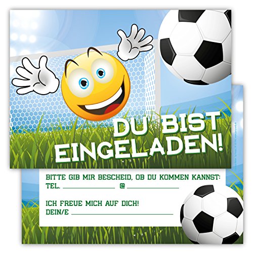 Partycards Einladungskarten Kindergeburtstag Mädchen und Junge, 12 Stck, Postkartenformat A6, Kinder Einladungskarten Geburtstag, Einladungskarten Kindergeburtstag Junge von Partycards