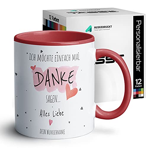 Partycards Geschenk für Mama, 330ml Keramik Tasse, personalisierte Tasse mit Spruch, Mama Geschenk Motiv, Tasse personalisiert mit Namen, Spülmaschinengeeignet, lustige Kaffeetasse von Partycards