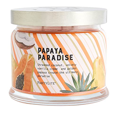 Papaya Paradise Partylite Teelichthalter mit 3 Dochten von PartyLite