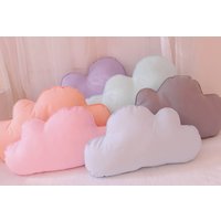 3Er Set Wolkenkissen, Kinderzimmerdeko Aus Baumwolle 3Er Set Wolkenkissen, Kinderzimmerdeko Aus Baumwolle von Partylota