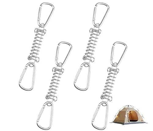 Sonnensegel Befestigung Set, 4 Stück,Zugfedern mit Haken,Spanner zugfeder,Edelstahl Zugfedern Usammen Ösen Markisen Karabiner für Camping Beschwerte Zelt Federschnalle,Zugfeder Sonnensegel Zubehör Set Sonnensegel Befestigung Set, 4 Stück,Zugfedern mit Haken,Spanner zugfeder,Edelstahl Zugfedern Usammen Ösen Markisen Karabiner für Camping Beschwerte Zelt Federschnalle,Zugfeder Sonnensegel Zubehör Set von Partyzeit
