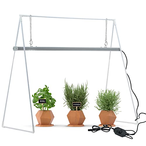 Parus by Venso Grow Light Duo mit Stativ LED Pflanzenlampe Vollspektrum 20W Anzuchtlampe LED Pflanzenleuchte für Gemüse, Kräuter und Blühpflanzen, Venso Ecosolutions, Wachstumslampe für Pflanzen von Parus by Venso