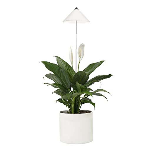 Parus by Venso SUNLiTE 7W LED Vollspektrum Pflanzenlampe Weiß, Indoor Plants Pflanzen Beleuchtung, mit ausziehbarem Teleskopstab, Parus Pflanzenlampe für kleine und mittelgroße Zimmerpflanzen von Parus by Venso