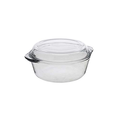 Paşabahçe Borcam Auflaufform, Glas, transparent, 25 cm Paşabahçe Borcam Auflaufform, Glas, transparent, 25 cm von Pasabahce