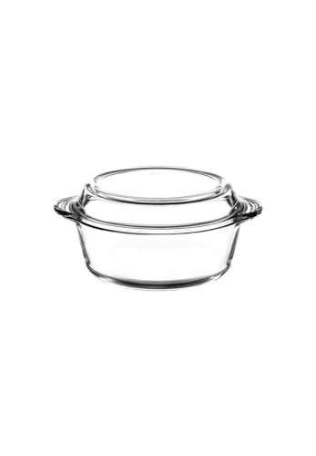 Borcam Auflaufform Backform aus Glas mit Deckel Rund 840ml Pasabahce 59033 Borcam Auflaufform Backform aus Glas mit Deckel Rund 840ml Pasabahce 59033 von Paşabahçe